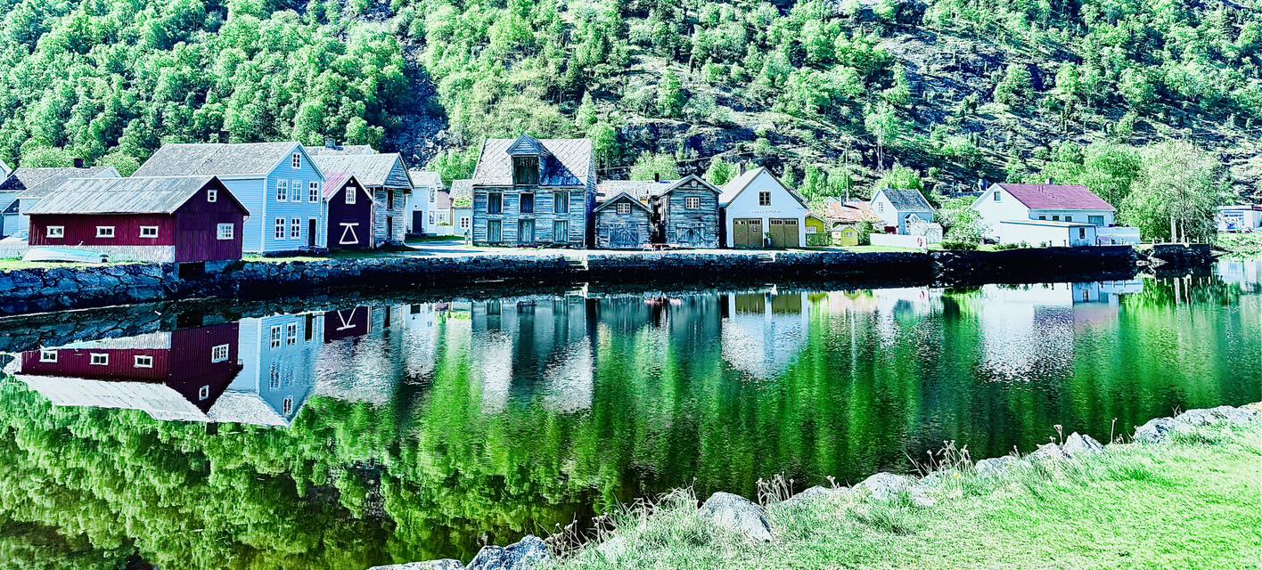Norwegian Village on The Fjord