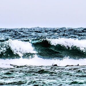 After The Storm Came The Huge Waves
