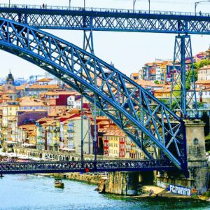 The Eiffel Tower Bridge in Porto